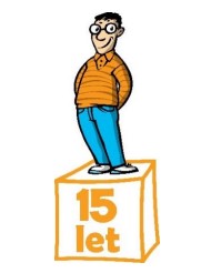 Svit 15 let logotip.